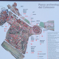 Roman Forum, Palatine Hill and Coliseum map