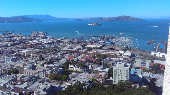 Piers view from the Coit Tower
