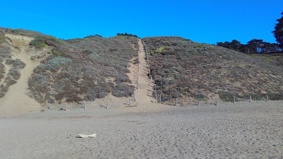 The Sand Ladder from Baker Beach
