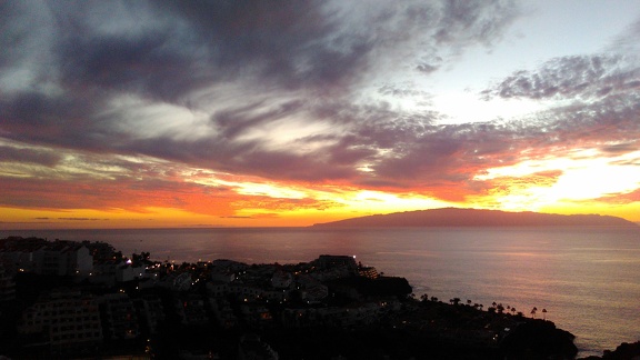 Sunset behind La Gomera #6