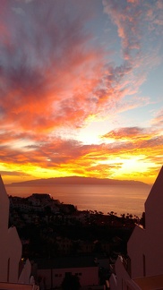 Sunset behind La Gomera #2
