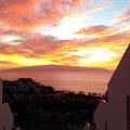 Sunset behind La Gomera