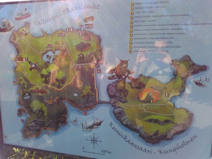 Vallisaari - Kunninkaansaari's map