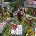 Christmas crib at Tirso de Molina market