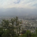 Santiago's view from the summit of Cerro San Cristobal