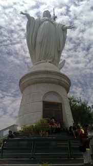 From the feet of the Inmaculada at Cerro San Cristobal
