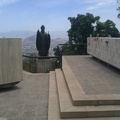 Pope's visit conmemorative monument in Cerro San Cristobal