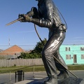 Monument to the miners in Puerto Natales