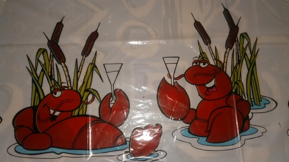 Table cloth for the crayfish party