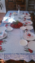 Everything ready for the crayfish party