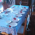 Table setting for the crayfish party