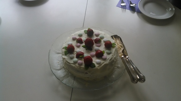 Maarit's name day cake