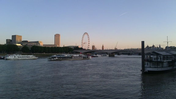 Thames and London's Eye