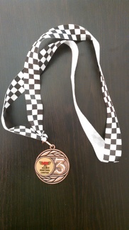 3rd position medal in Kart Racing