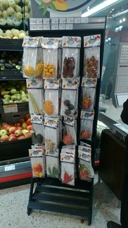 Packed special/tropical vegetables at K-Market Ruoholahti