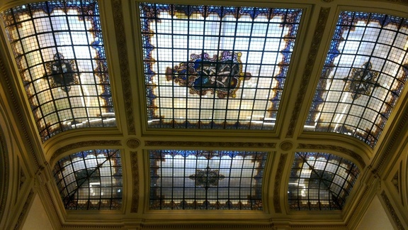 Ceiling of Coruña's town hall