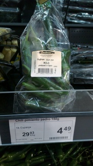 Padron peppers in Helsinki