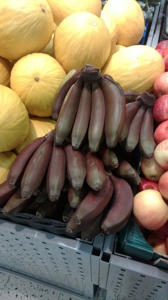Red bananas from Ecuador