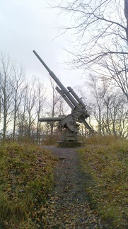 Anti-aircraft cannon at Lauttasaari
