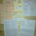 Papers for voting as an abroad temporal resident for the national Spanish elections
