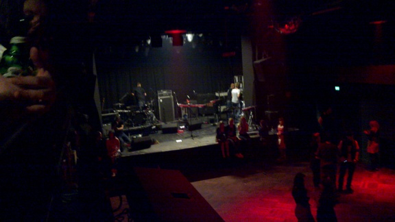 Tavastia's stage after Maria Mena's concert