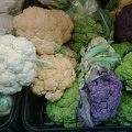 Colorful cauliflowers