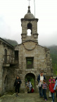 Caaveiro's monastery main gate from inside