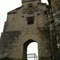 Caaveiro's monastery main gate from outside