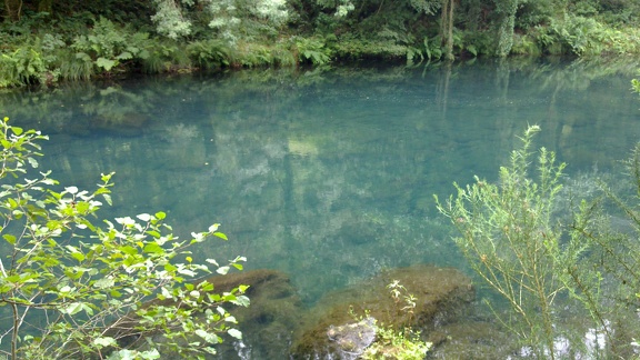 Turquoise Eume's water
