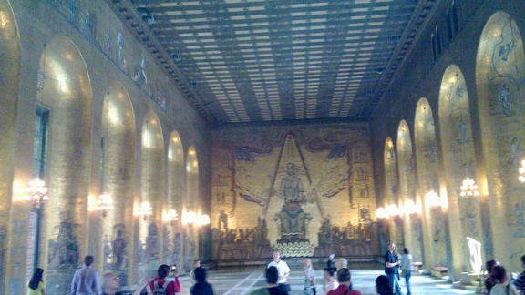 Golden Hall at Stockholms' Town Hall