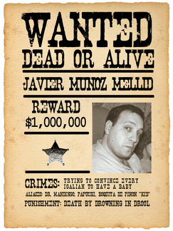 Wanted Dead or Alive: Javier Muñoz Mellid