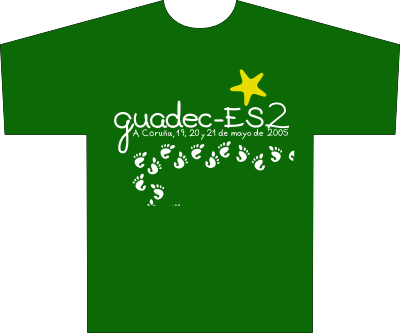 guadec-es_2005_-_green_t-shirt